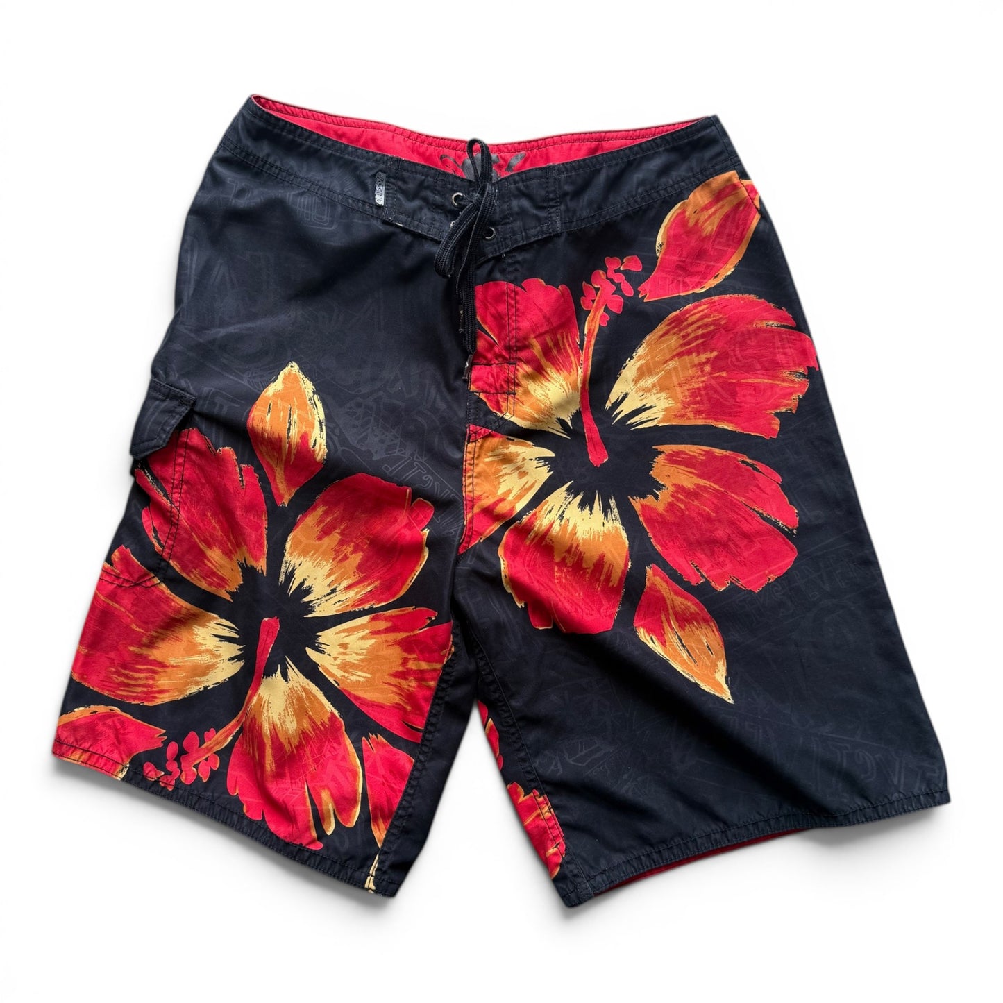 00's Quicksilver Floral Board Shorts