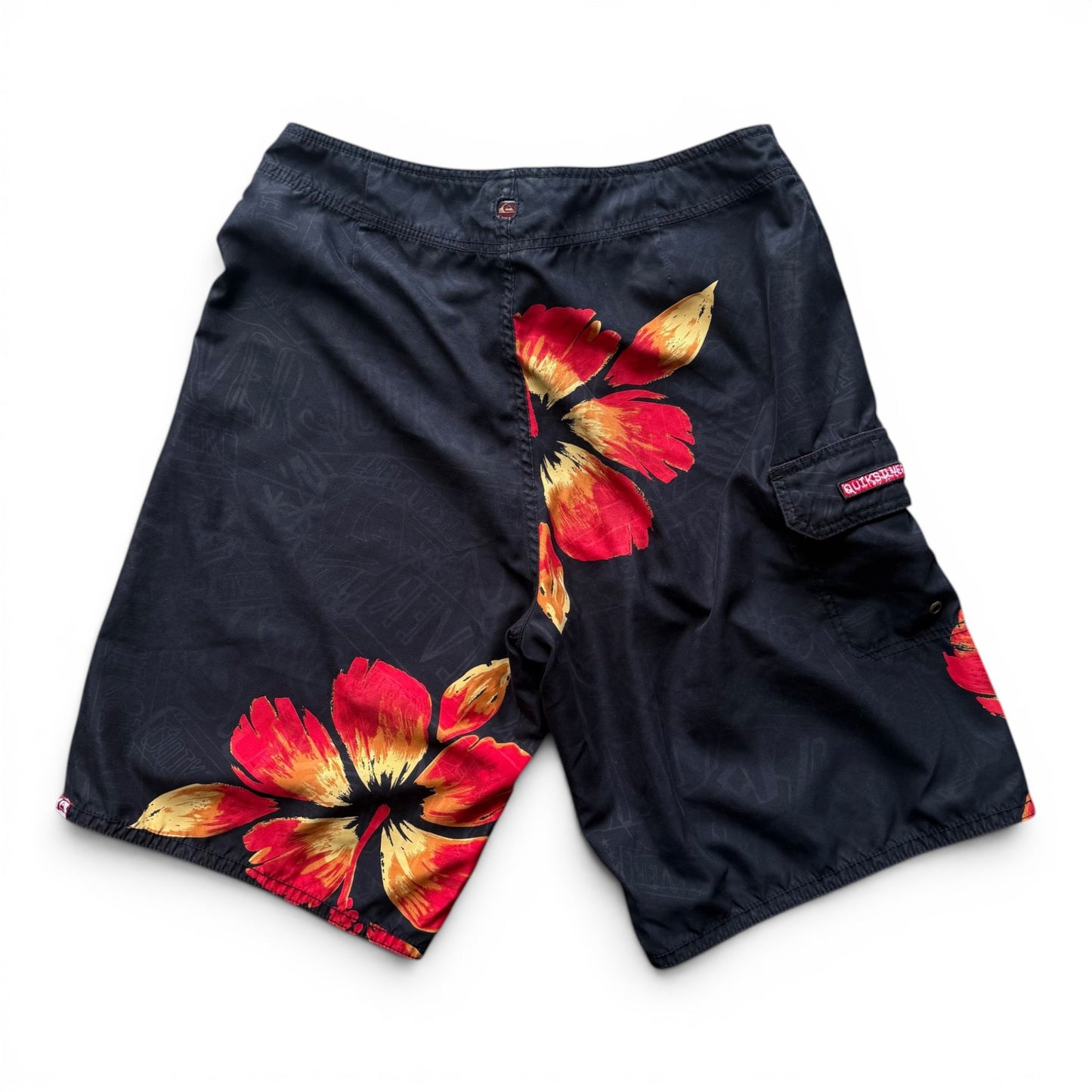 00's Quicksilver Floral Board Shorts