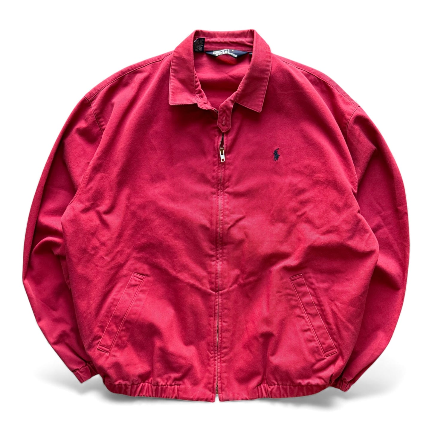 90's Polo Ralph Lauren Zip-Up Jacket Red