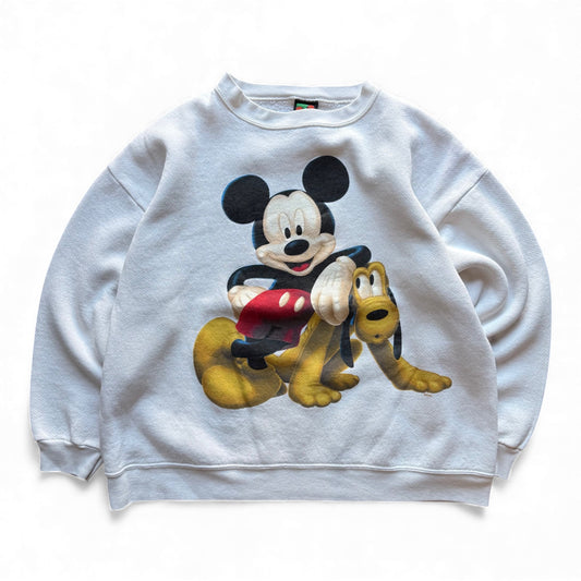 90's Disney Mickey & Pluto Crewneck