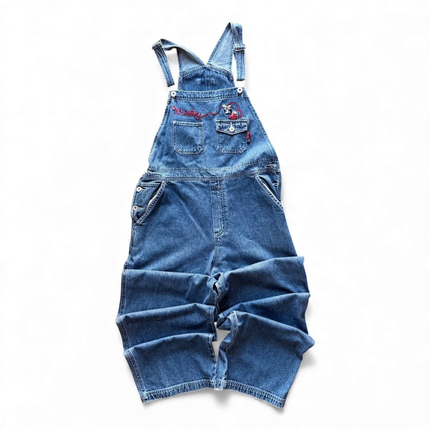 90's Disney Mickey Denim Overalls