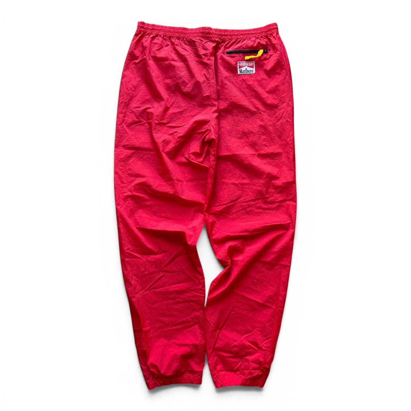 90's Marlboro Nylon Pants Red