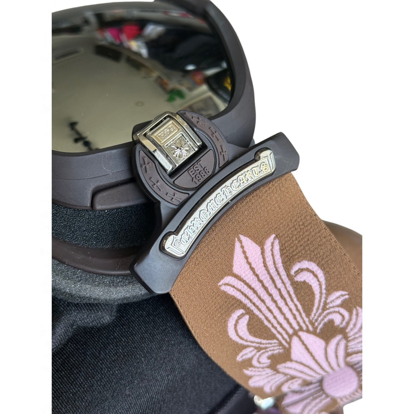 Chrome Hearts Silver Morning Snow Goggles