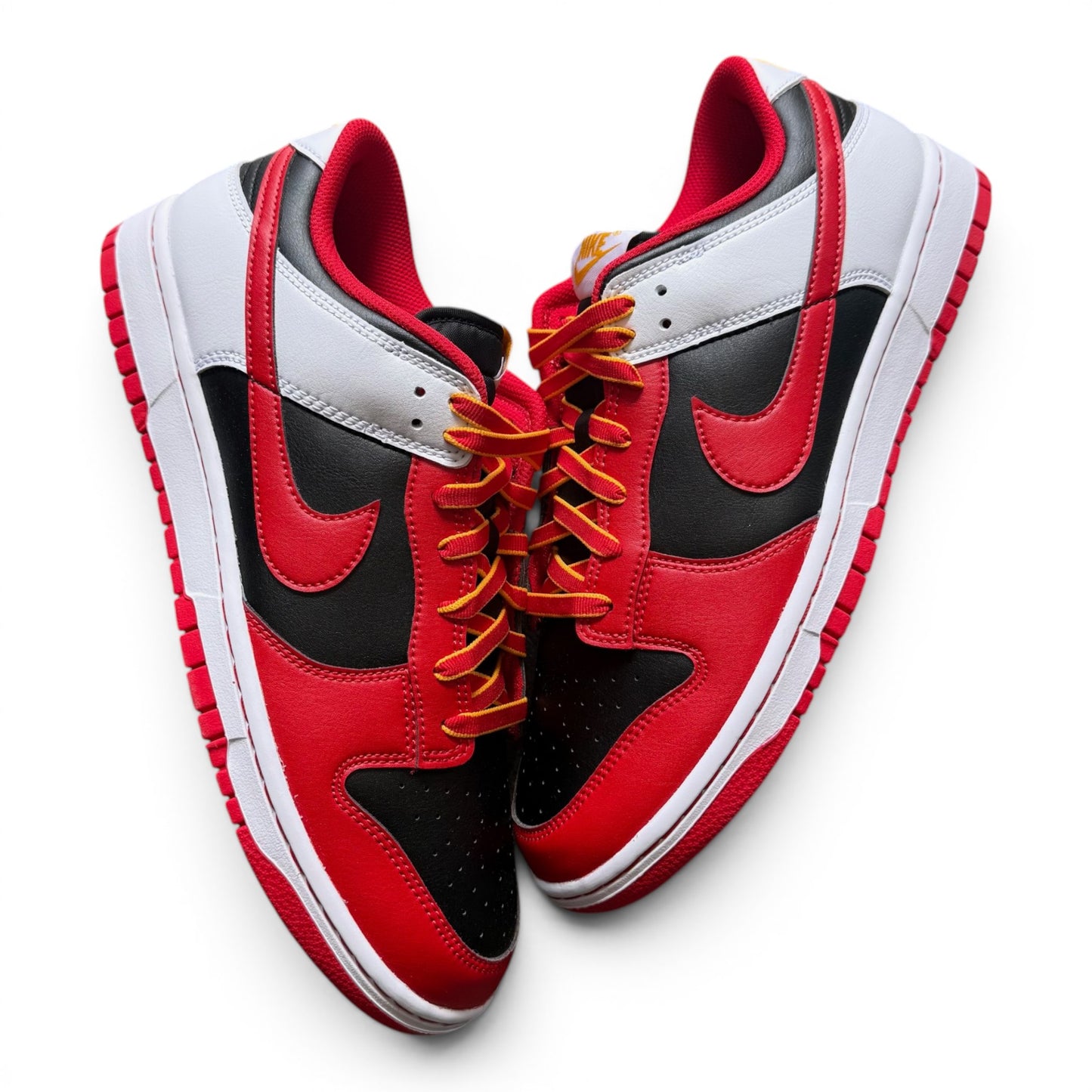 Nike Dunk Low Retro Black White University Red