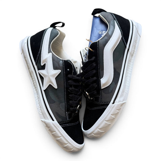 Bape Vans Knu Skool Black Camo