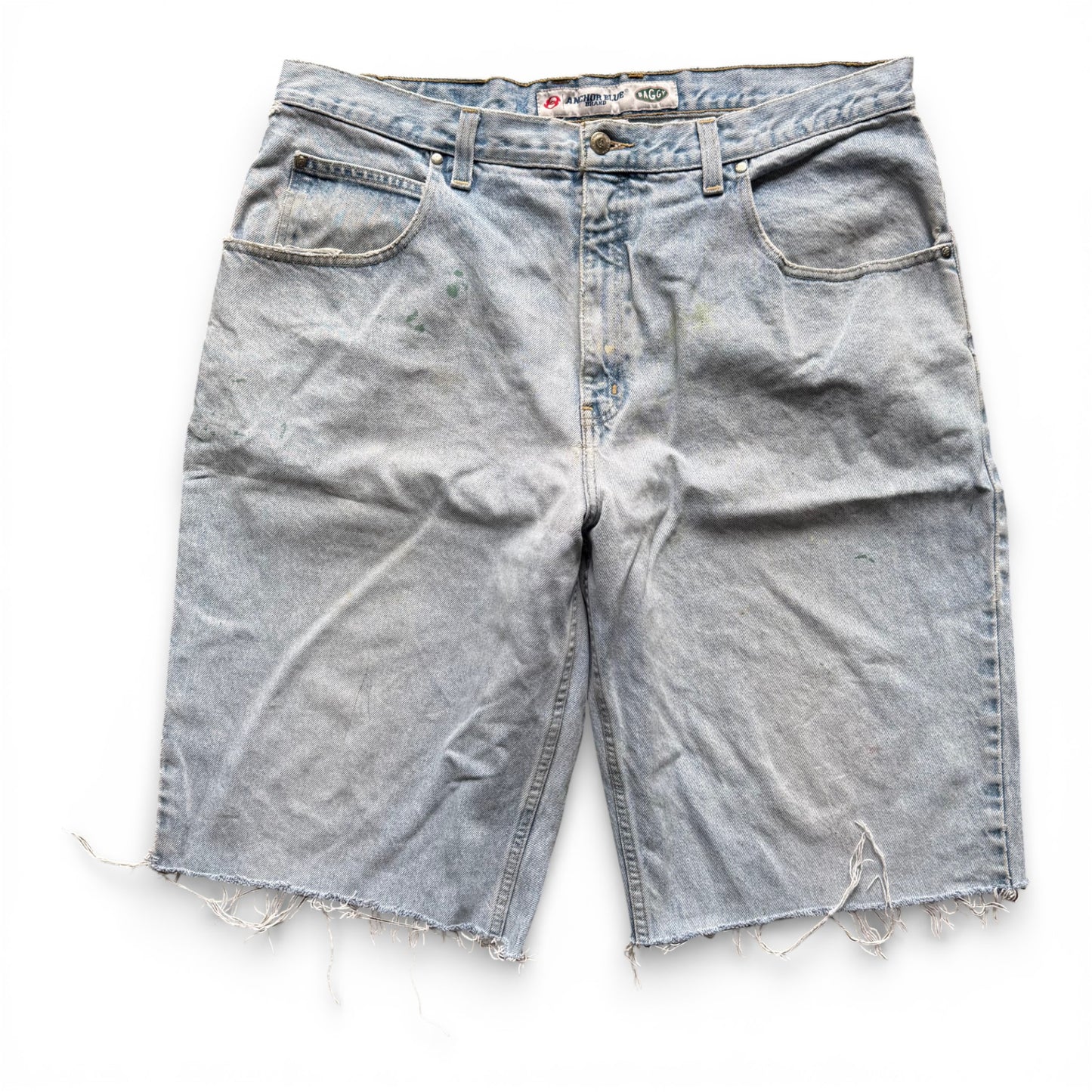 00's Anchor Blue Baggy Denim Shorts