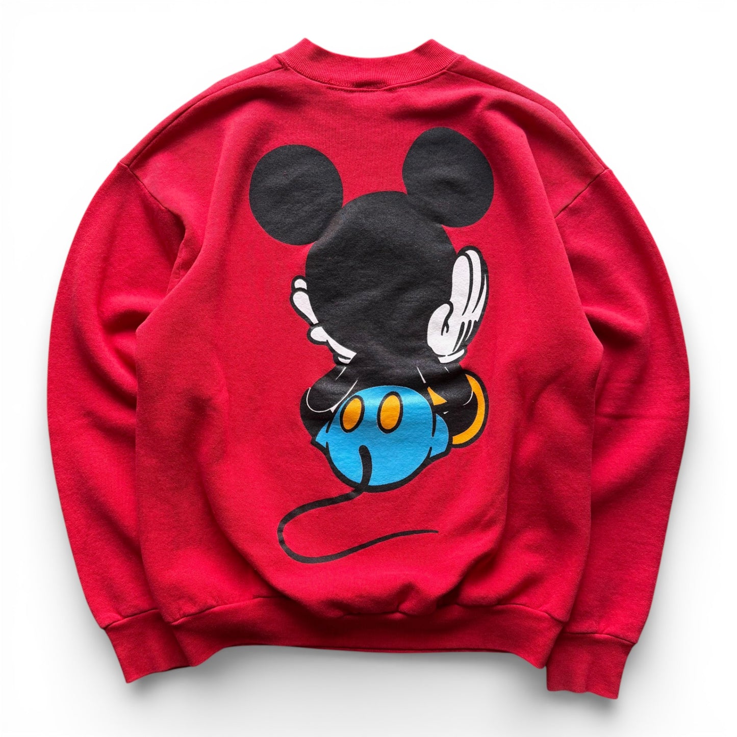 90's Disney Mickey Crewneck Red