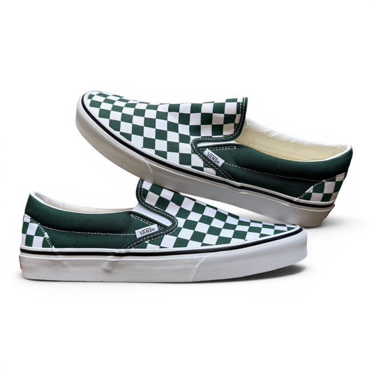 Vans Slip-On Green Checkered