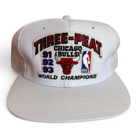 90's Chicago Bulls 3-Peat Snapback Hat