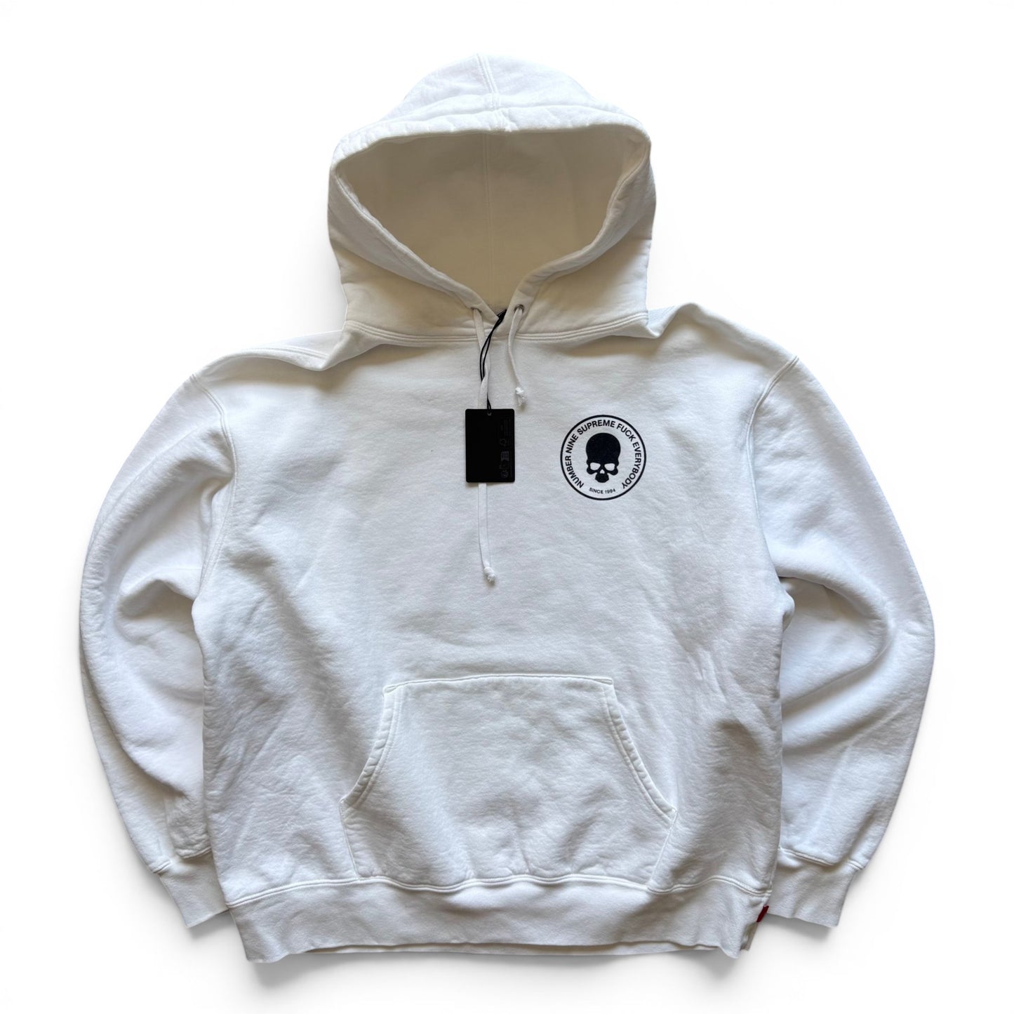 Supreme Number Nine Hoodie White