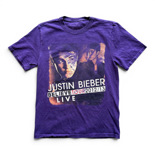 Justin Bieber Believe Tour T-Shirt Purple