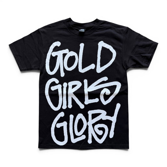 Stussy Gold Girls Glory T-Shirt Black