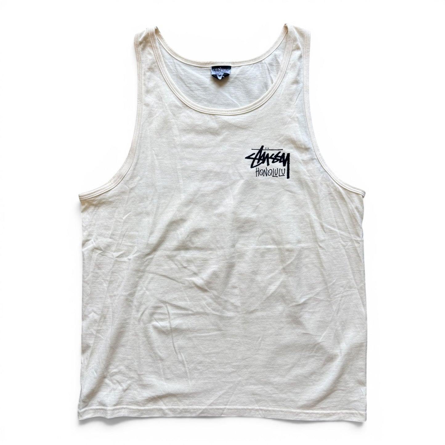 Stussy Honolulu Tank Top White