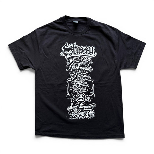 Stussy Mister Cartoon T-Shirt Black