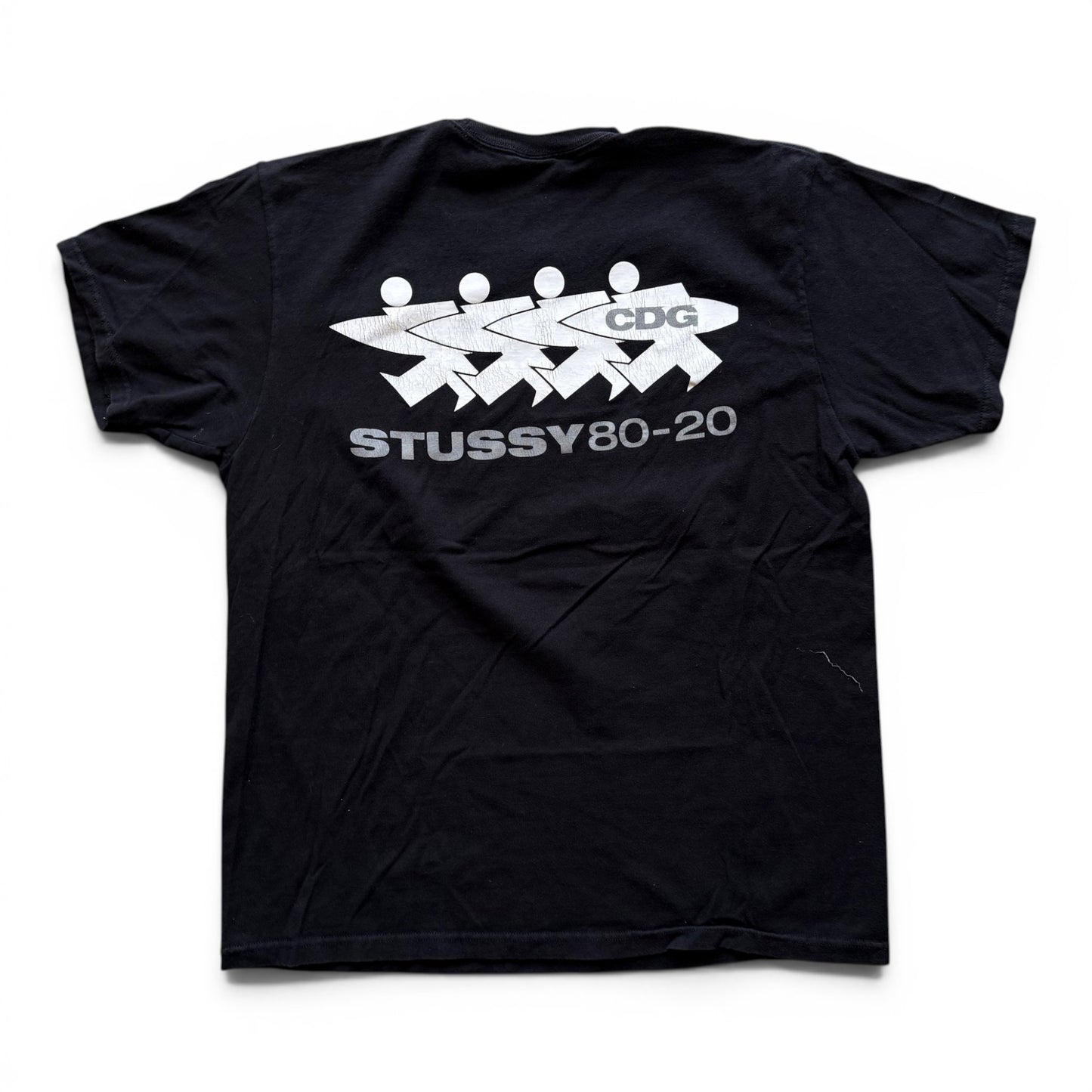 Stussy CDG T-Shirt Black