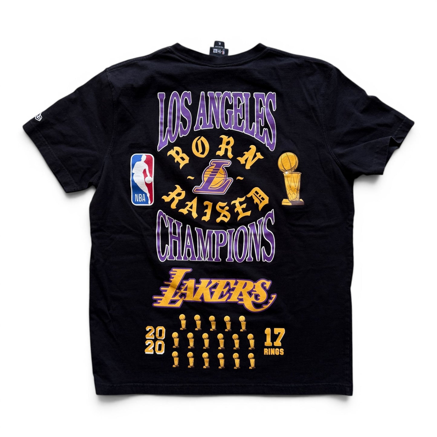 Born-X-Raised Lakers T-Shirt Black