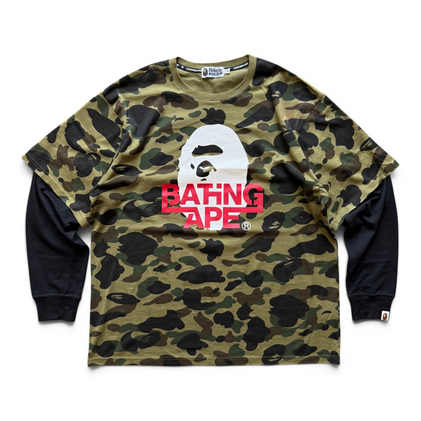 Bape 1st Camo Layered L/S T-Shirt