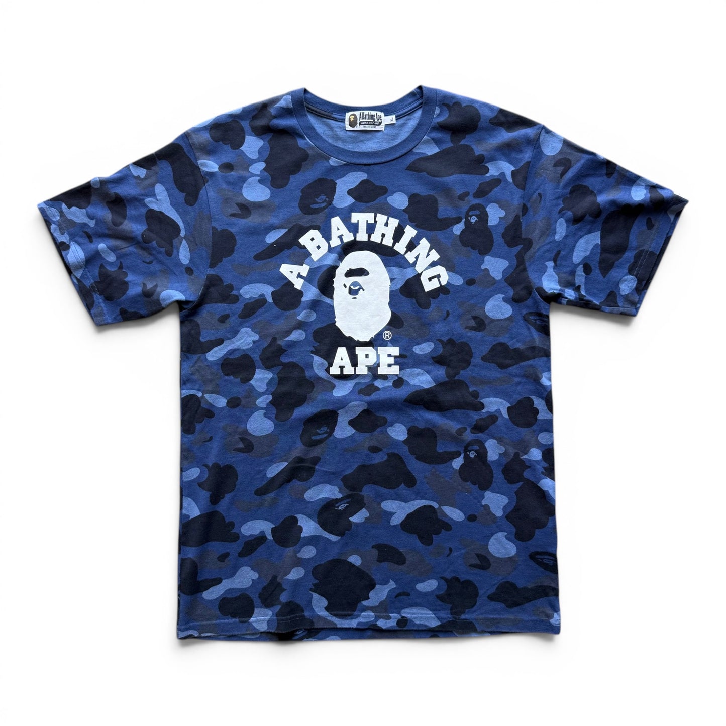 A Bathing Ape Blue Camo T-Shirt