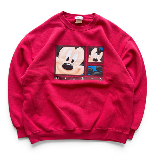 00's Disney Mickey Crewneck Red