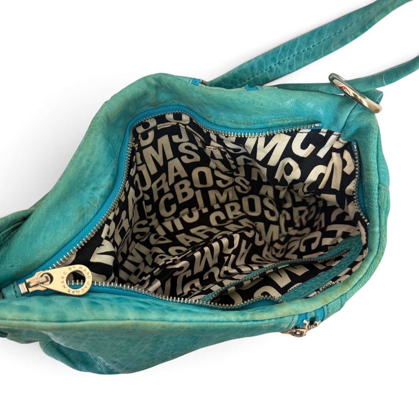 00's Marc Jacobs Leather Purse Aqua Teal
