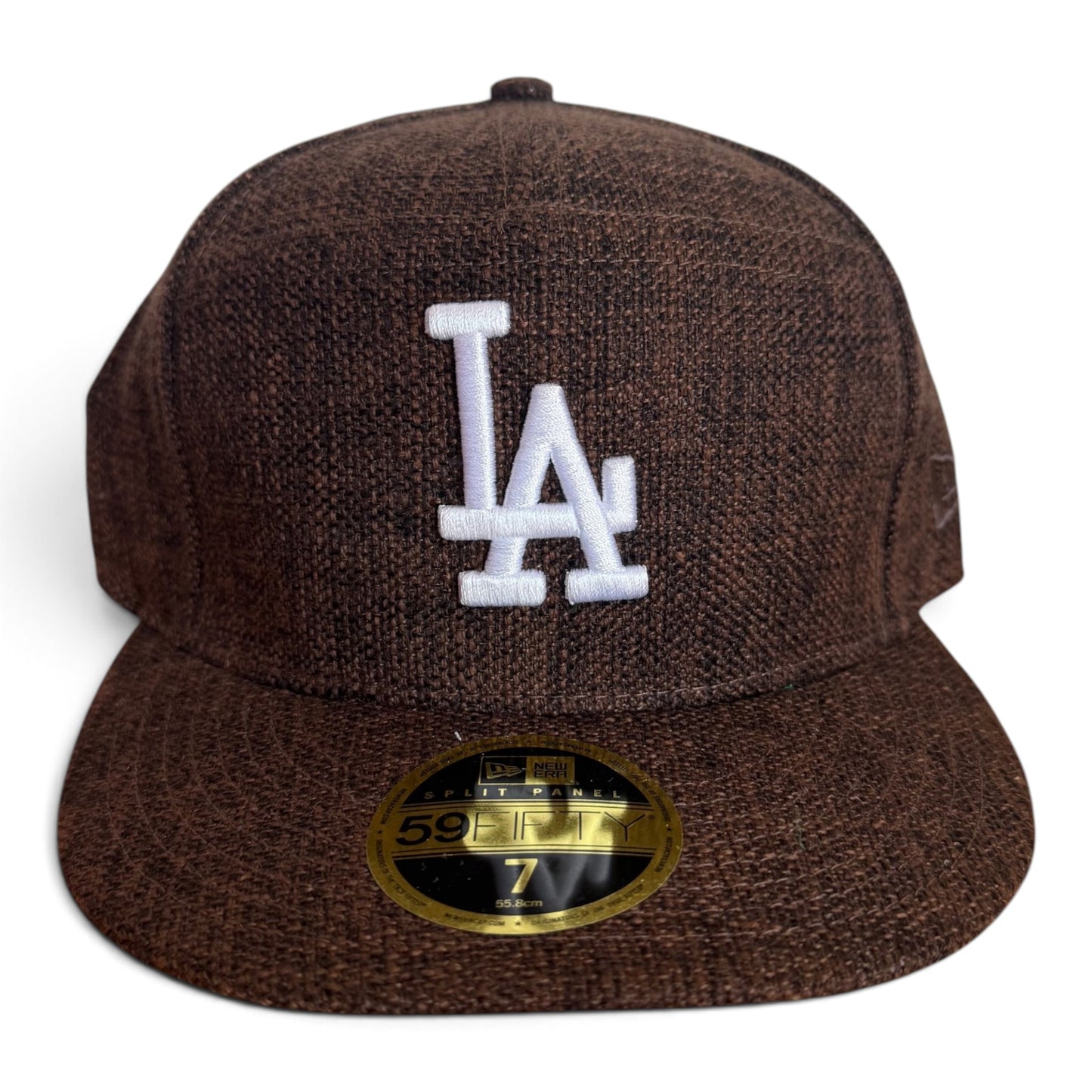 New Era Dodgers Knitted Brown Fitted Hat