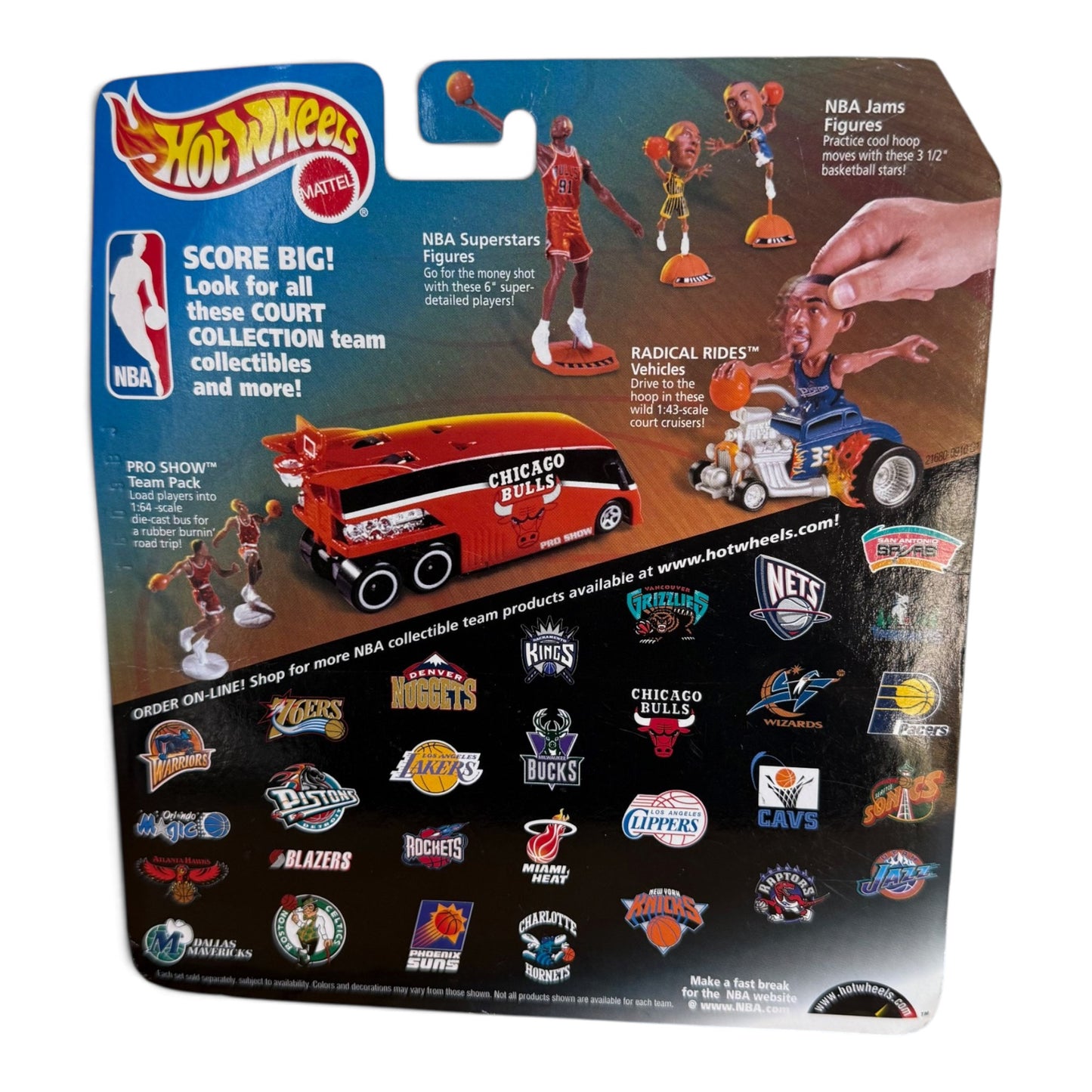 1998 NBA Pro Show Utah Jazz Hot Wheels