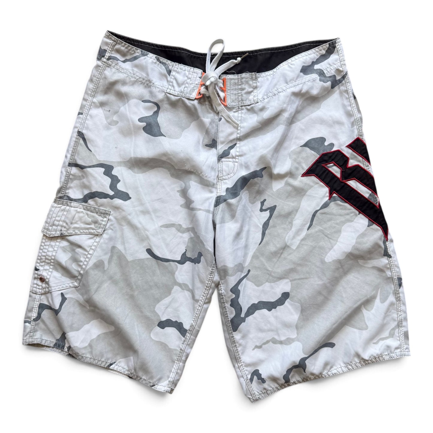 00's Billabong Snow Camo Board Shorts