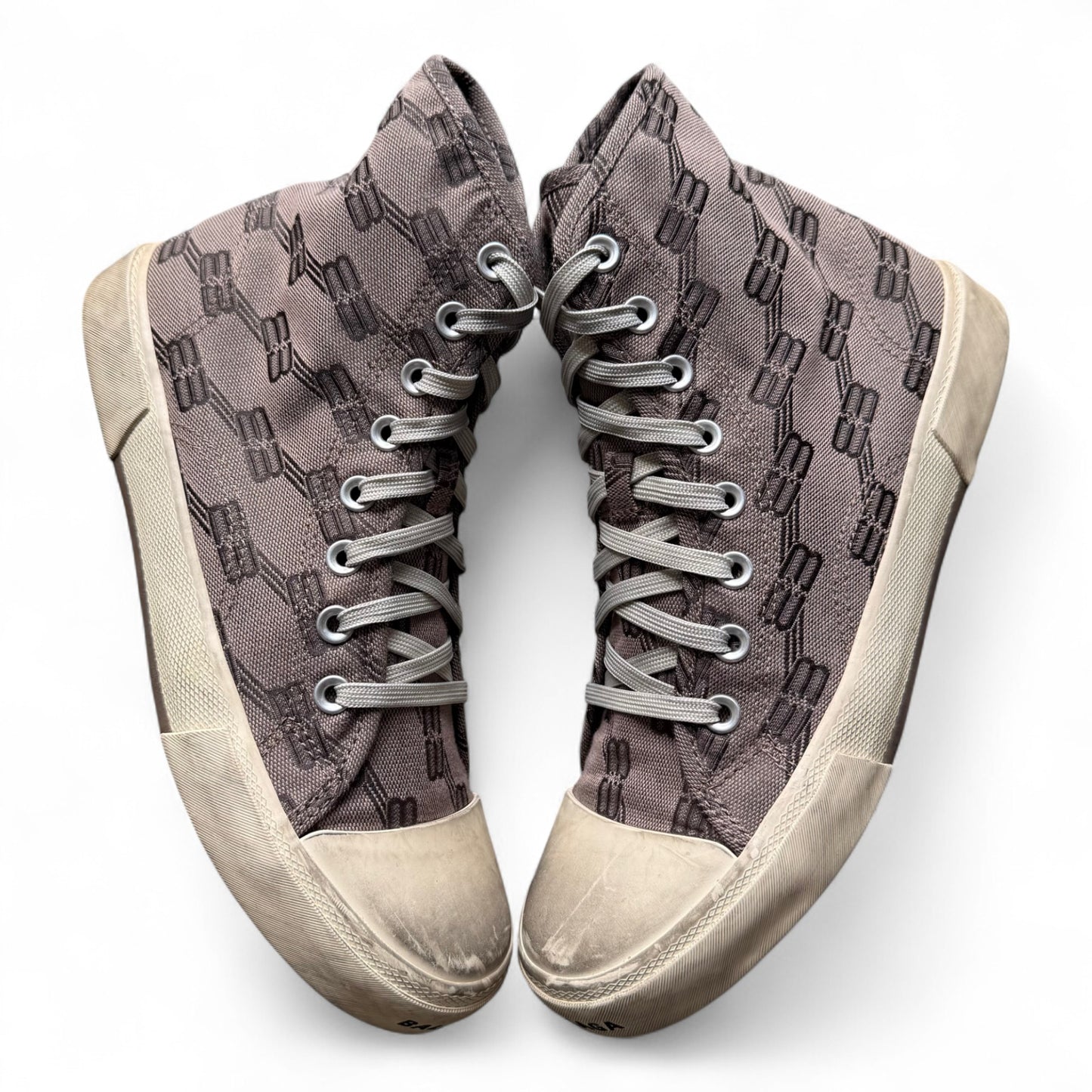 Balenciaga Paris Distressed High Top Sneaker