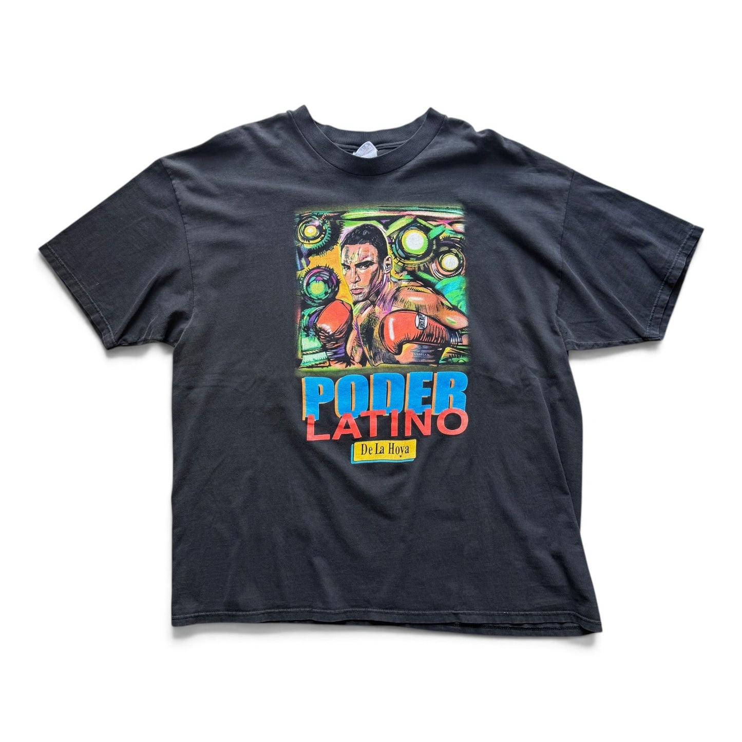 90's Oscar De La Hoya "Poder Latino" T-Shirt