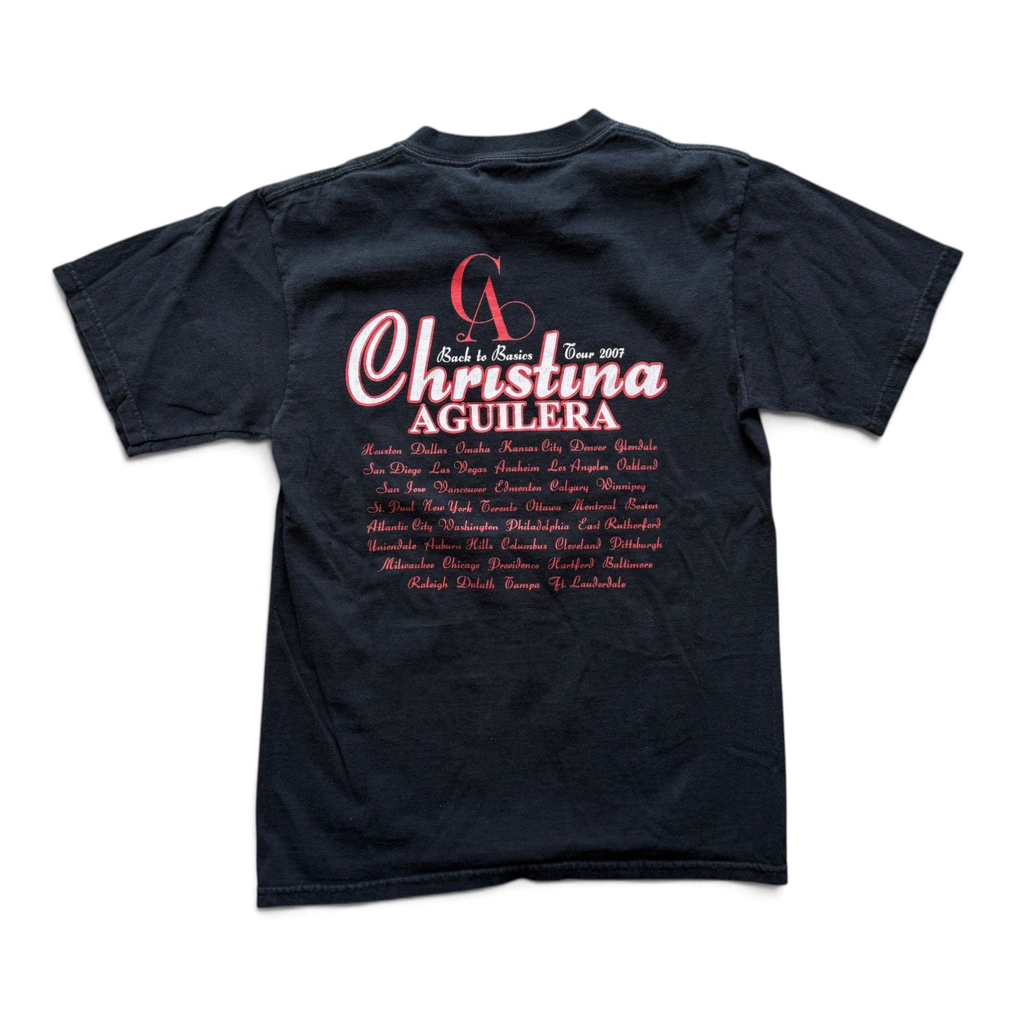 2007 Christina Aguilera Tour T-Shirt