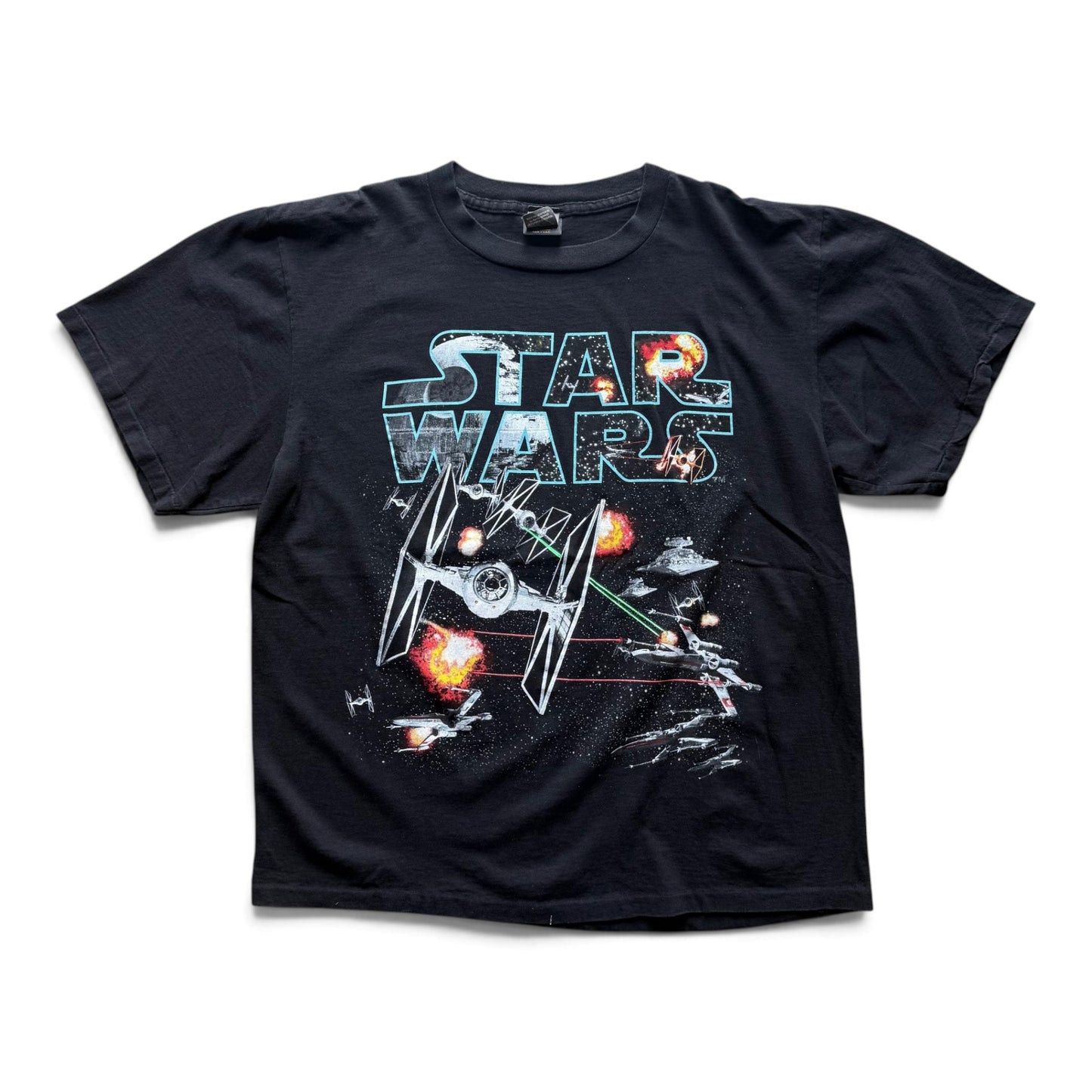 1996 Star Wars Tie Fighter Space Battle T-shirt