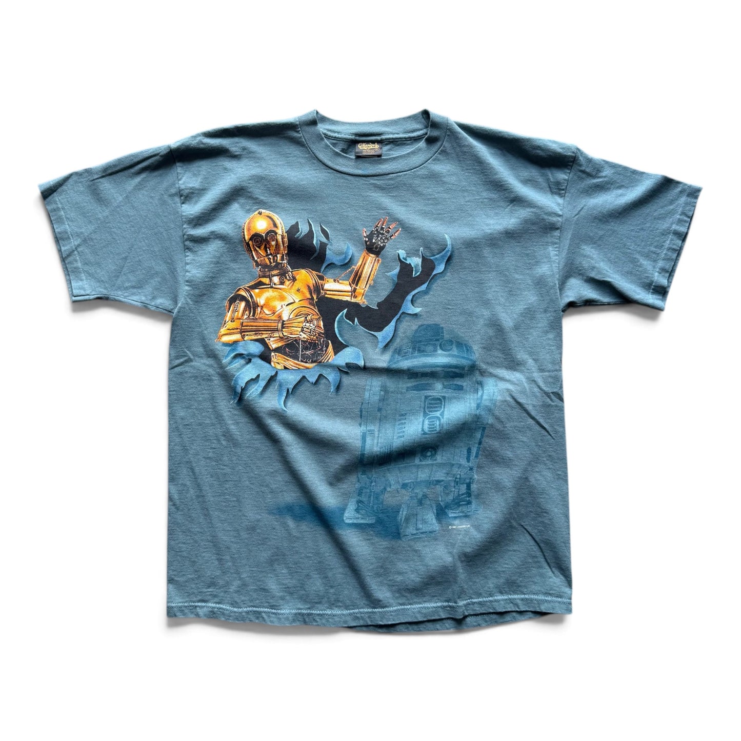 1996 Star Wars C-3PO and R2-D2 T-shirt