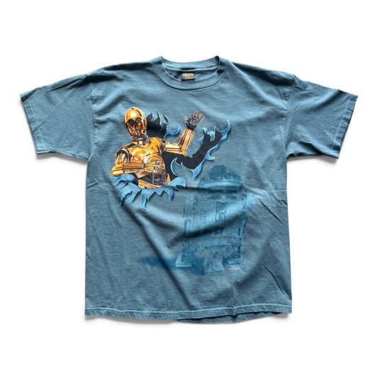 1996 Star Wars C-3PO and R2-D2 T-shirt