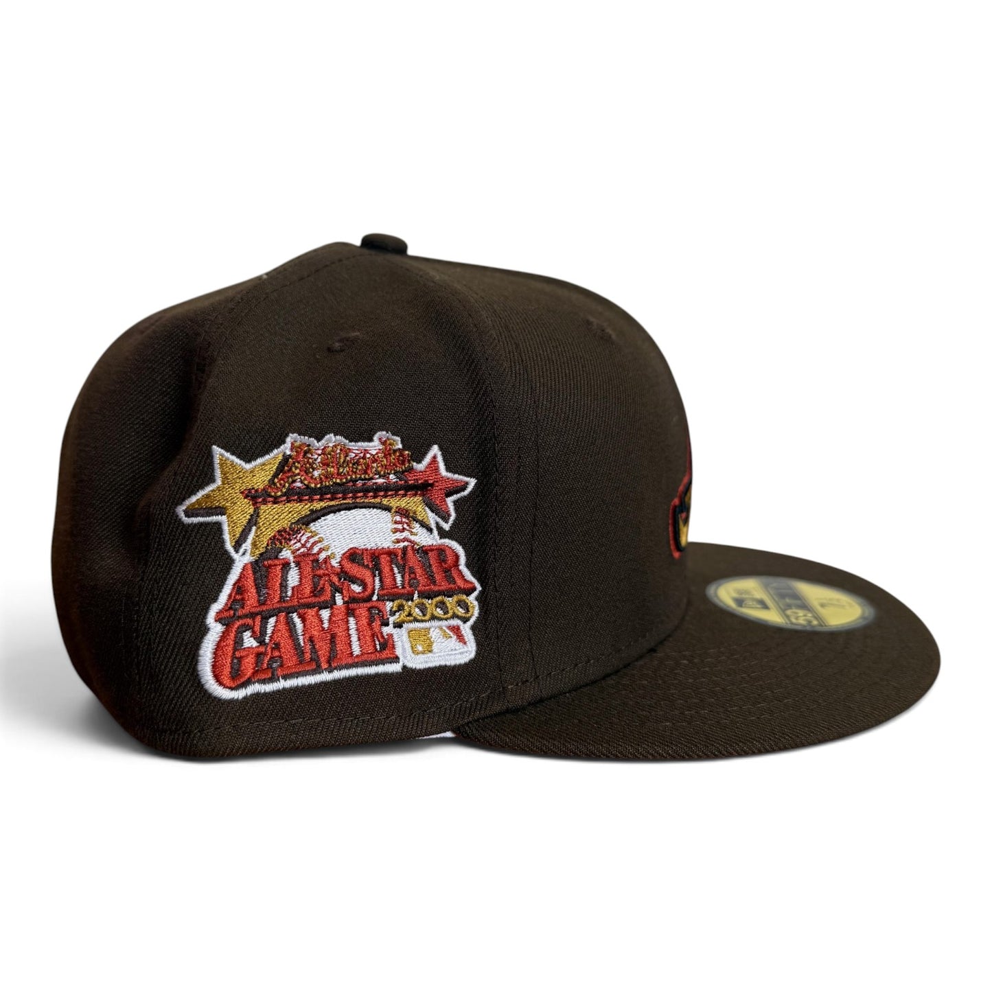 New Era Atlanta Braves Fitted Hat Brown