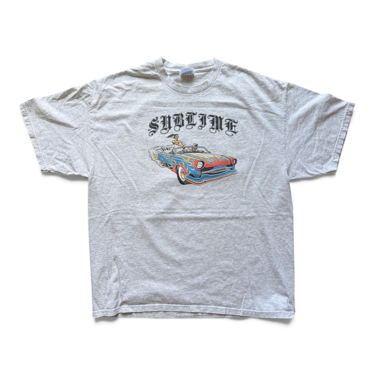 90's Sublime Lowrider Skunk Records T-Shirt Grey