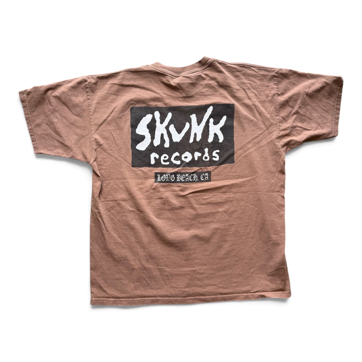 90's Sublime Cigar Logo Skunk Records T-Shirt Brown