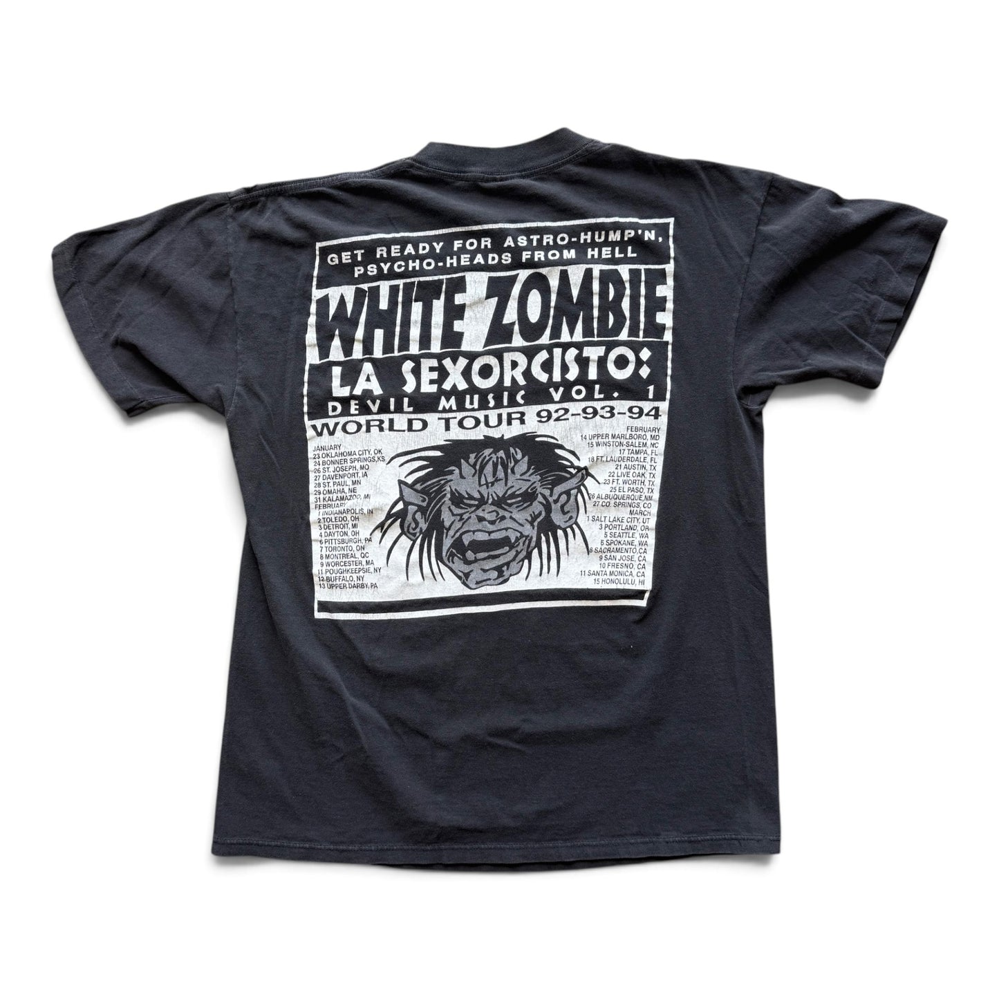 1994 White Zombie World Tour T-Shirt