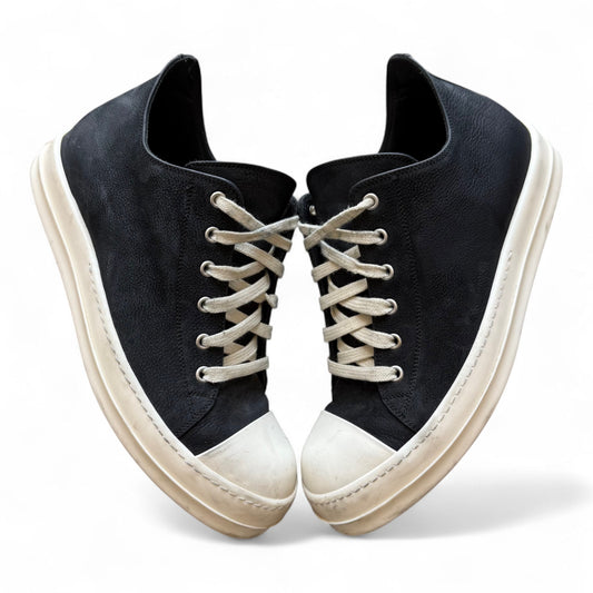 Rick Owens Leather Ramone Black
