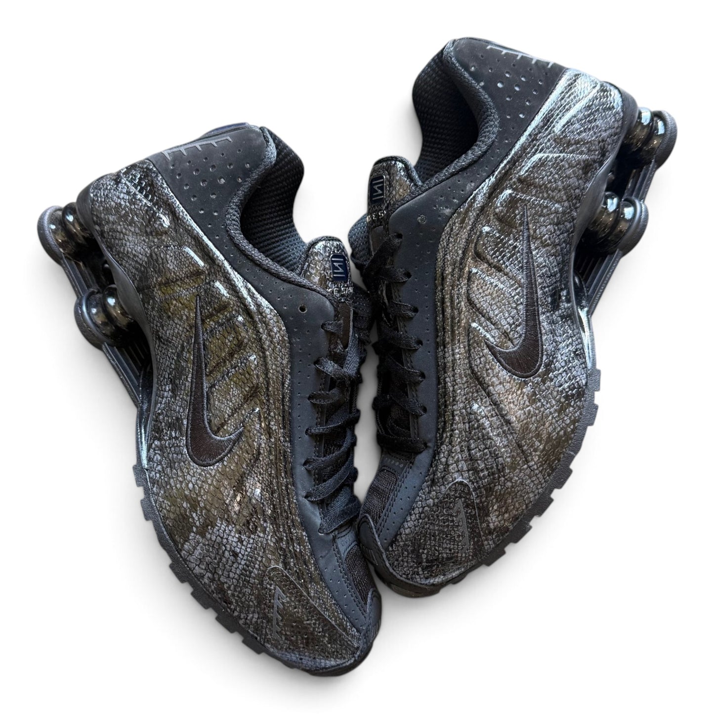 Nike Shox R4 Black Snakeskin (Women's)