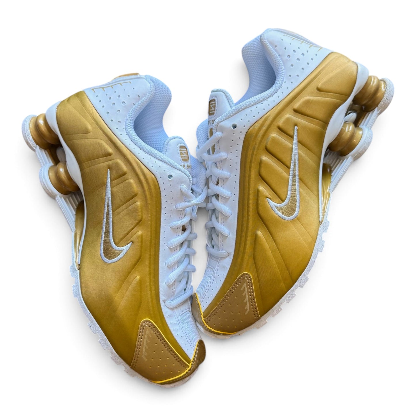 Nike Shox R4 Metallic Gold