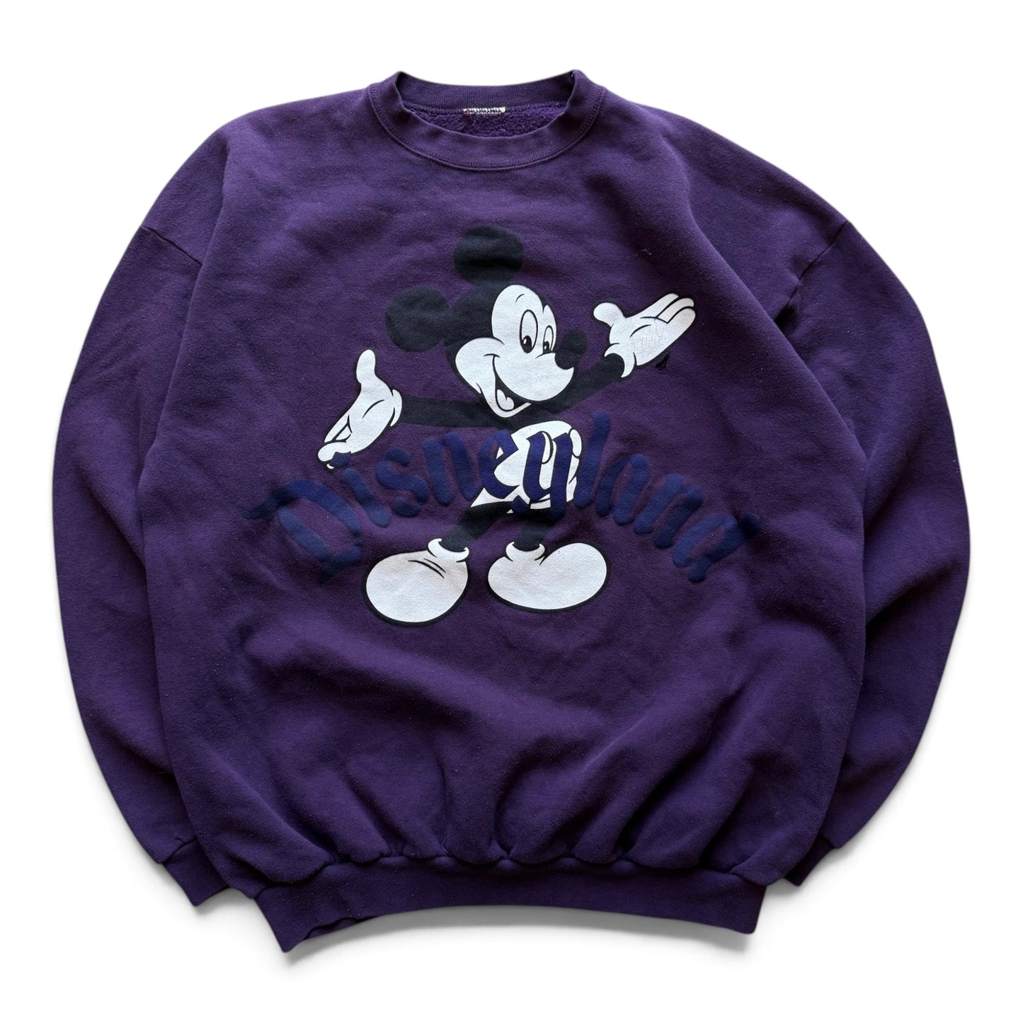 90's Disneyland Mickey Crewneck Purple