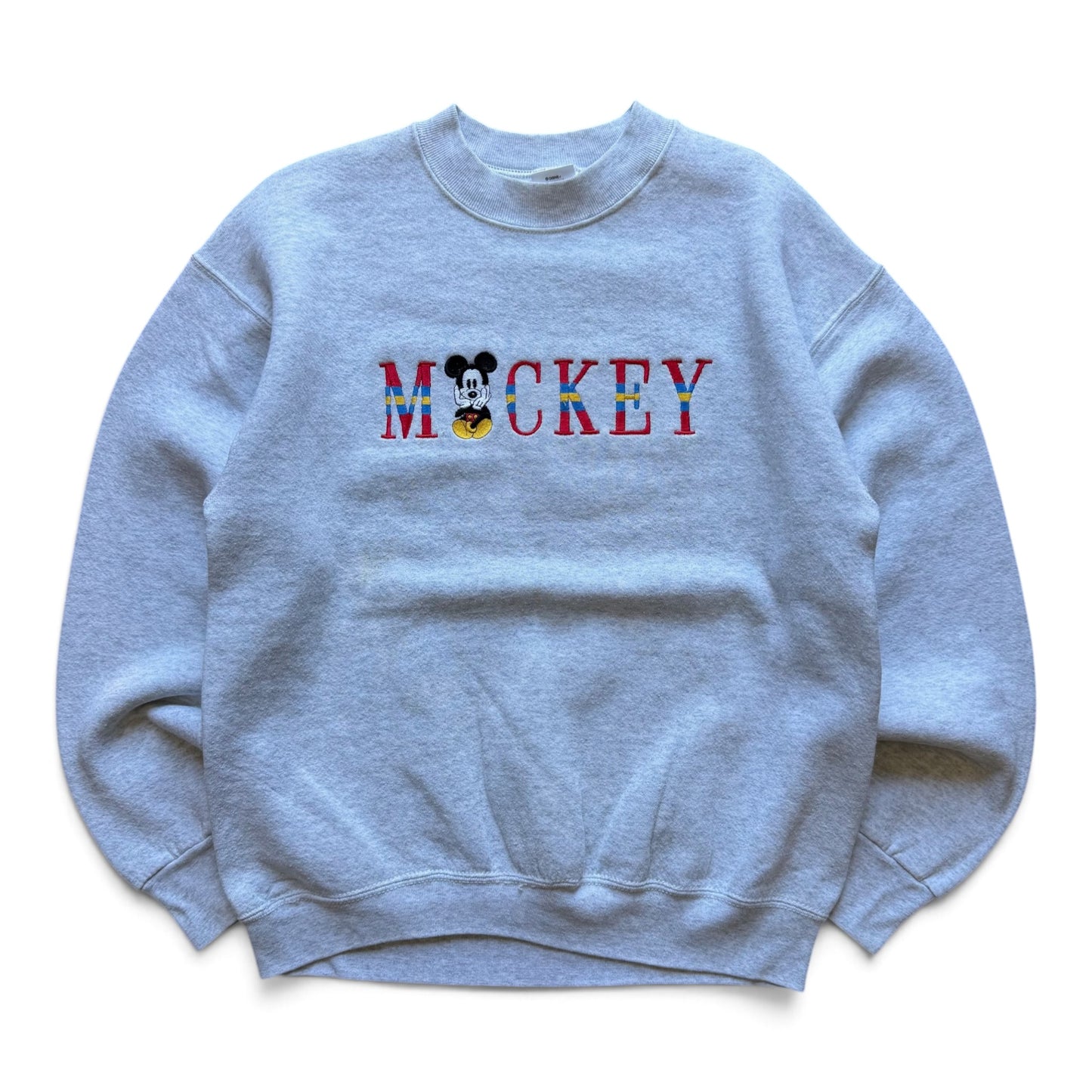 90's Disney Mickey Crewneck Grey
