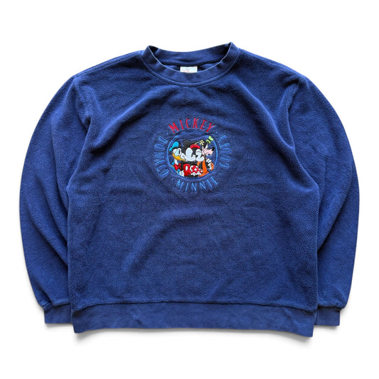 00's Disney Fleece Crewneck Navy