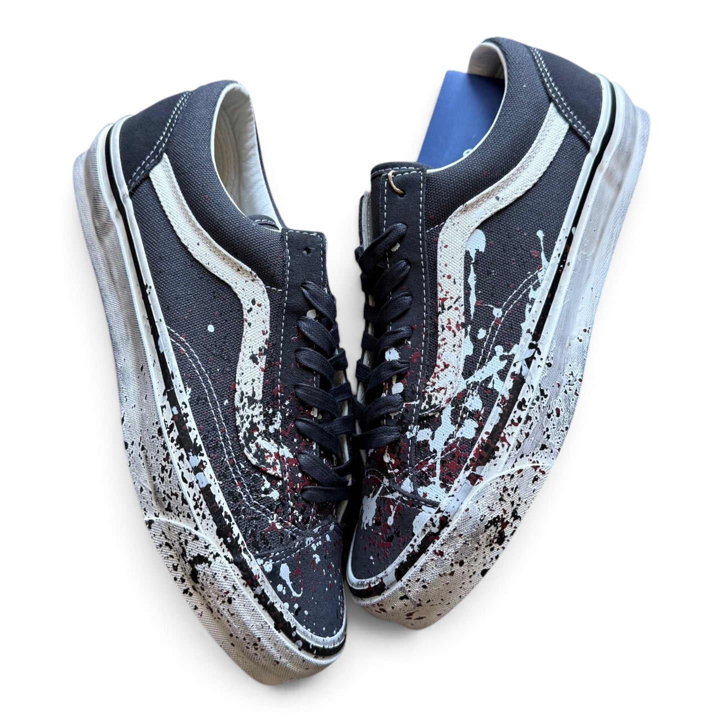 Vans Premium Old Skool Paint Splatter Charcoal