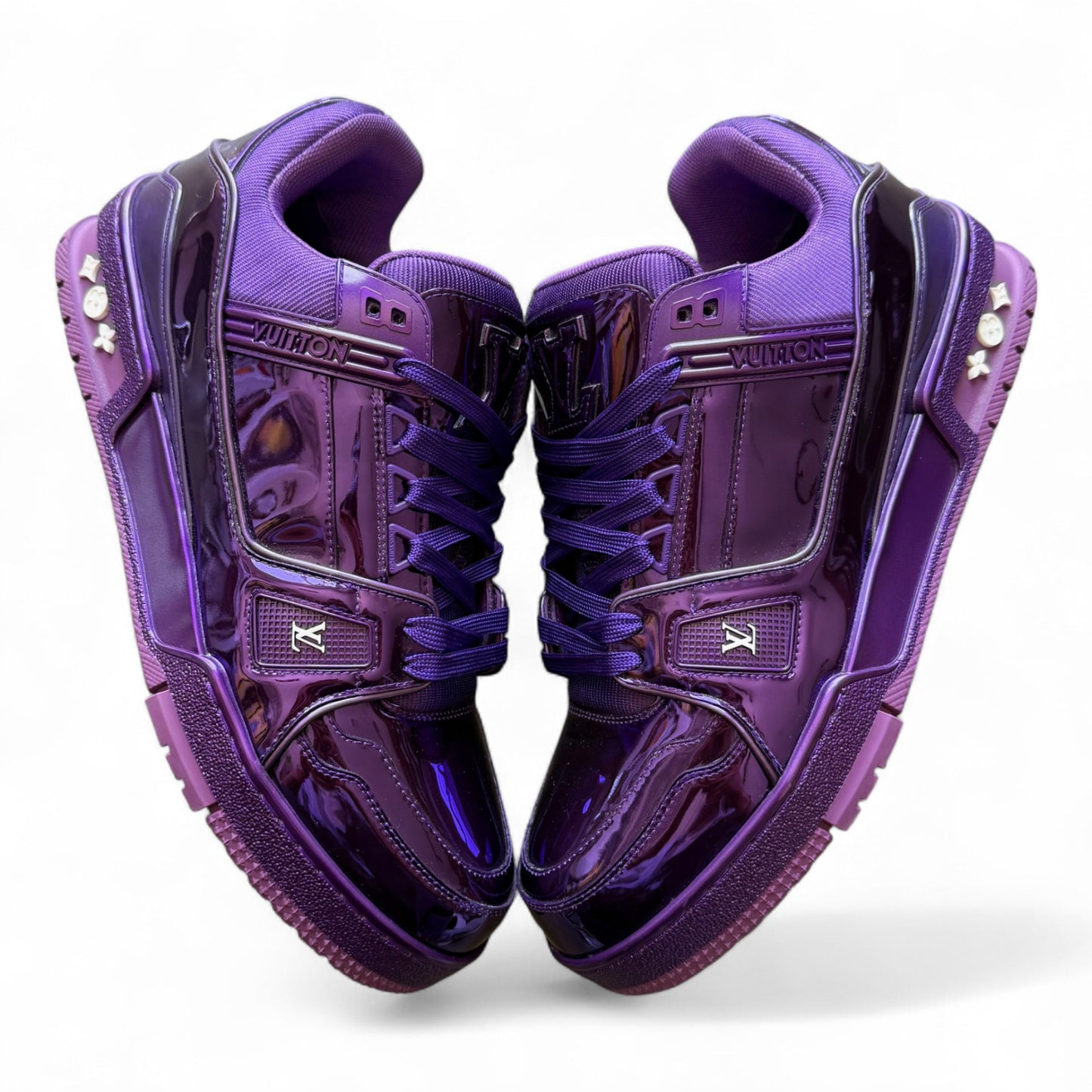 Louis Vuitton Metallic Purple LV Trainer
