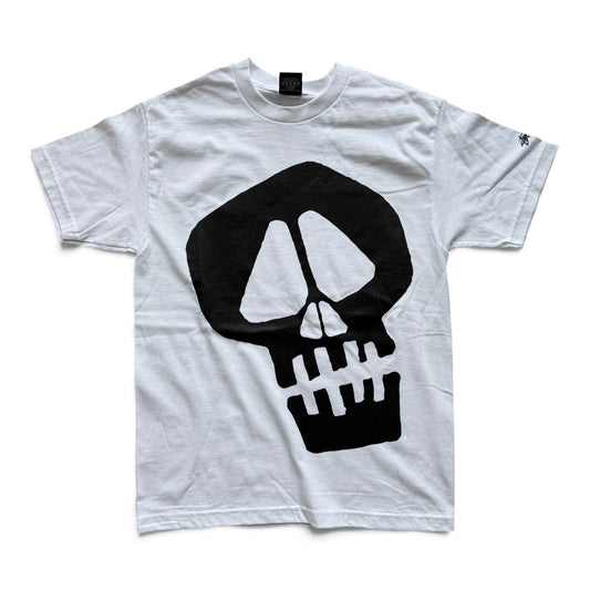 Stussy Skull Head T-Shirt White