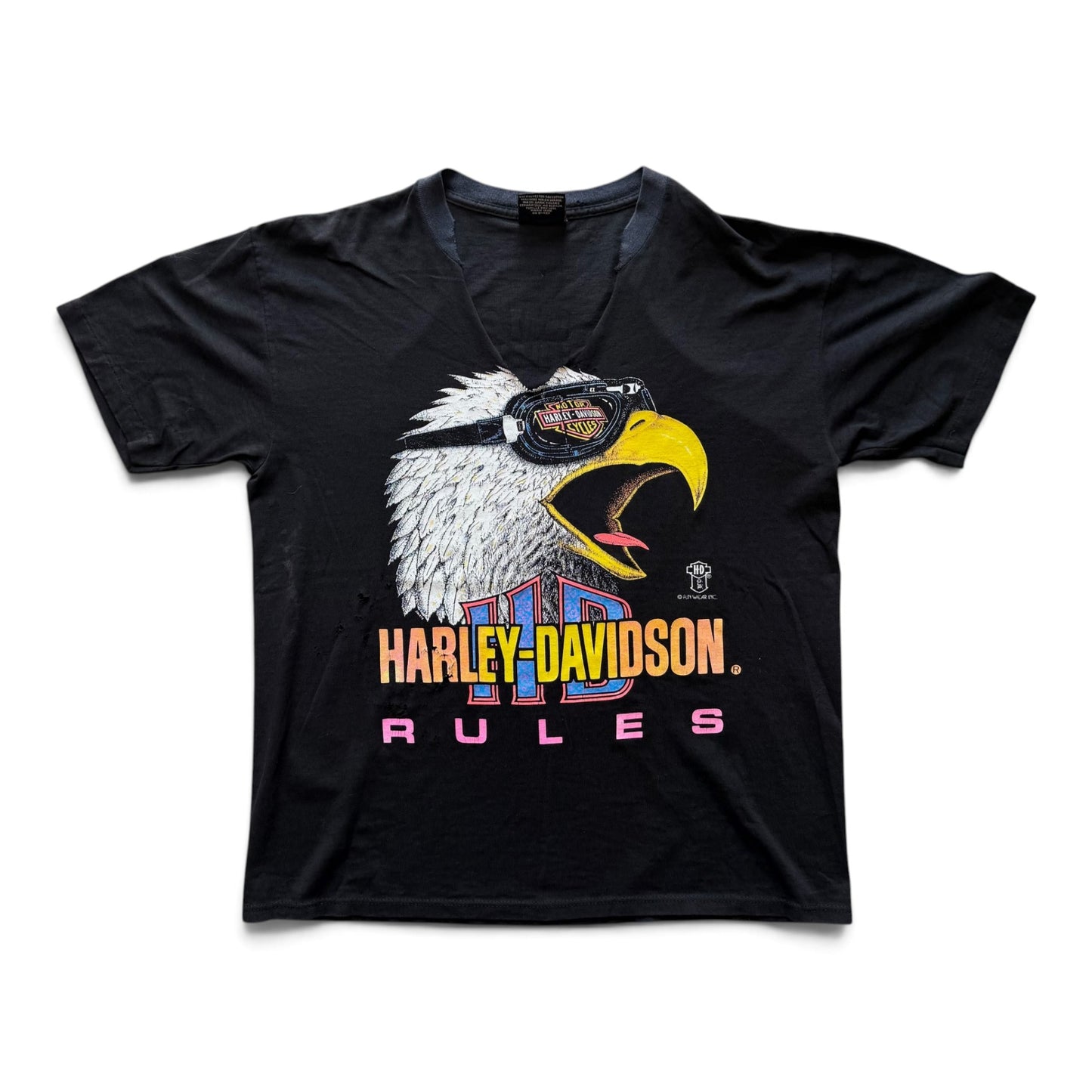 90's Harley Davidson Rules Chopped T-Shirt