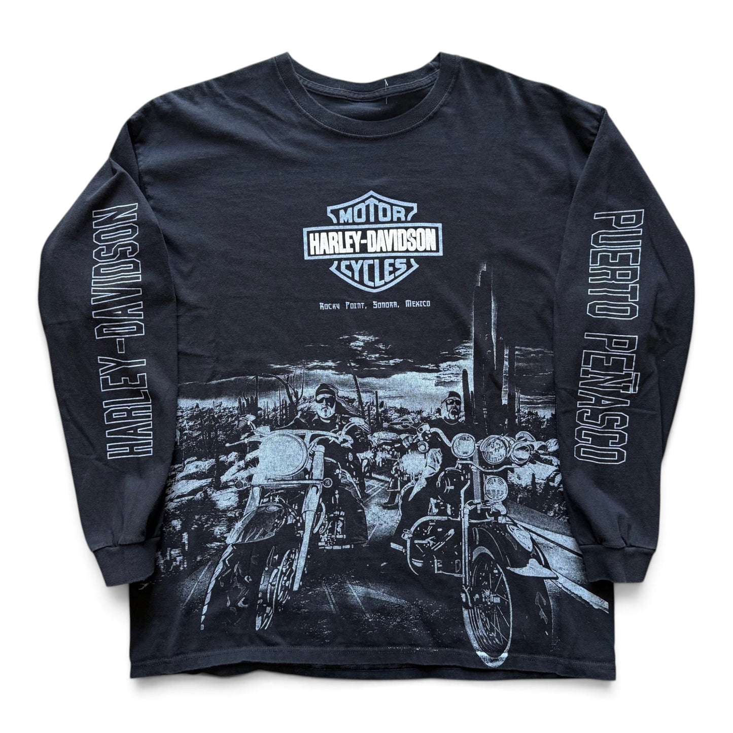 00's Harley Davidson Sonora,Mexico L/S T-Shirt