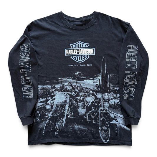 00's Harley Davidson Sonora,Mexico L/S T-Shirt