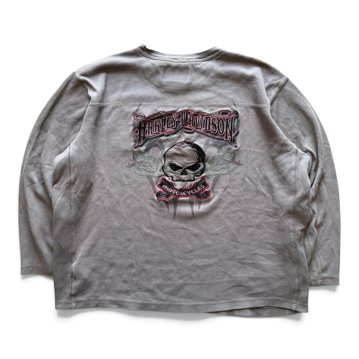 Harley Davison Embroidered L/S Thermal Shirt